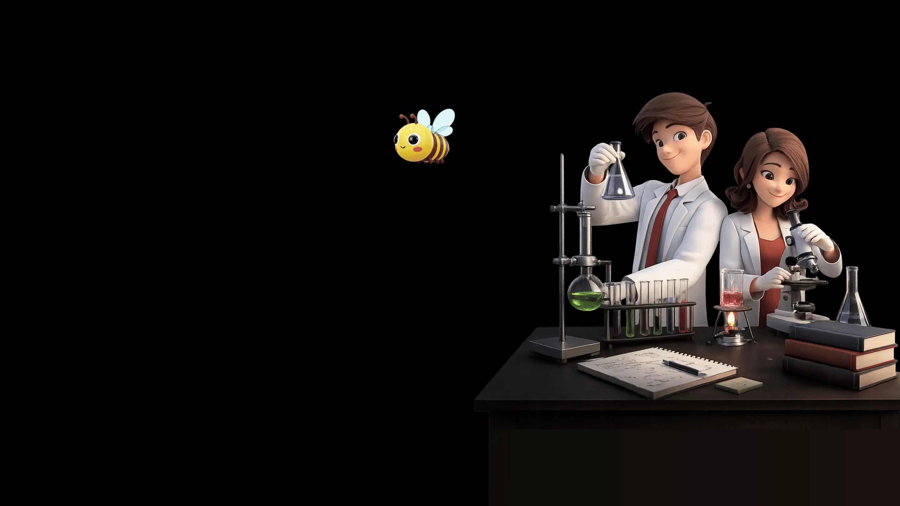 Science Bee Hero Mascot